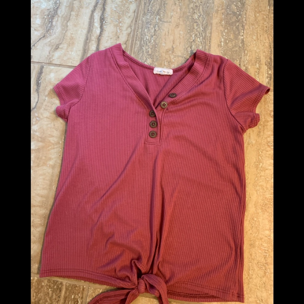 Girls s/s shirt with tie